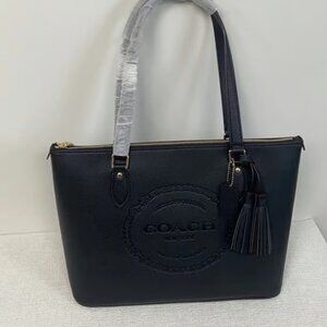Gallery Tote With Coach Heritage
